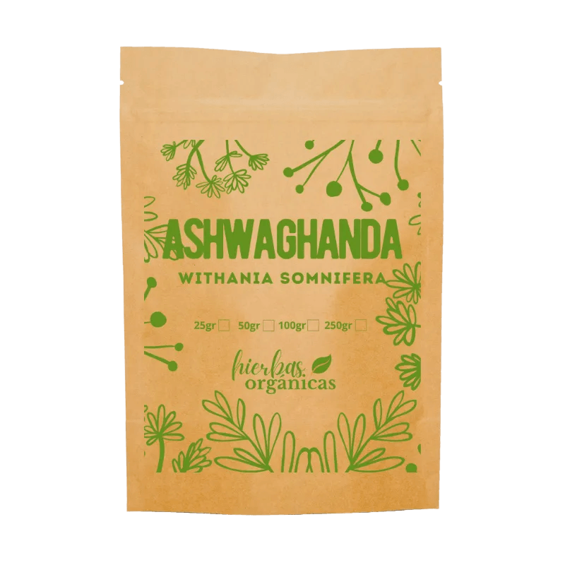 Ashwagandha en Polvo - Hierbas Orgánicas de México