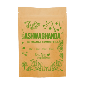 Ashwagandha en Polvo - Hierbas Orgánicas de México